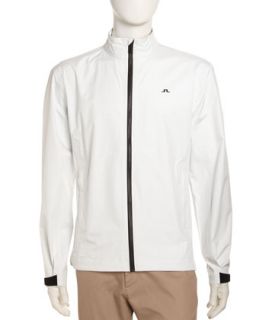 Zip Front Golf Jacket, White