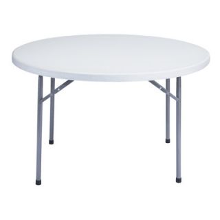 National Public Seating 48 Round Blow Molded Folding Table BT 48R