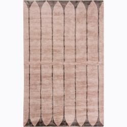 Hand tufted Mandara (set Of Two) Geometric Rug (2 X 3) (BrownPattern Geometric Tip We recommend the use of a  non skid pad to keep the rug in place on smooth surfaces. All rug sizes are approximate. Due to the difference of monitor colors, some rug colo