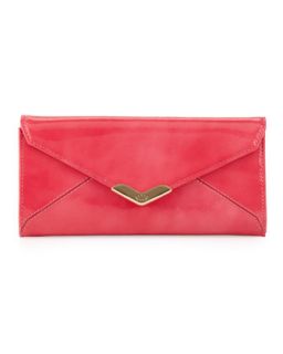 Continental Envelope Wallet, Lipstick Pink