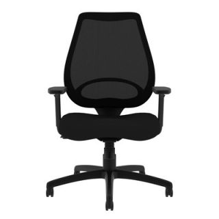 Compel Office Furniture Moda Mesh Task Chair with Arms CTM3130BAB