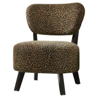 Wildon Home ® Shady Shores Leopard Print Fabric Slipper Chair 900420