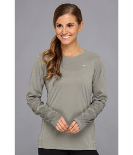 Nike Miler L/S Top Womens Workout (Gray)