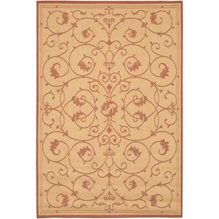 Recife Veranda Natural And Terra cotta Area Rug (86 X 13) (NaturalSecondary colors Terra CottaTip We recommend the use of a non skid pad to keep the rug in place on smooth surfaces.All rug sizes are approximate. Due to the difference of monitor colors, 