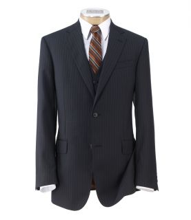 Joseph 2 Button Wool Vested Suit with Plain Front Trousers JoS. A. Bank Mens Su