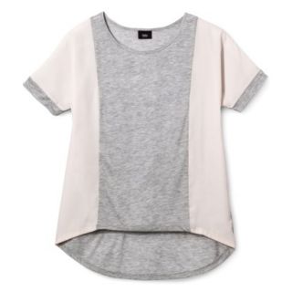 Mossimo Womens High Low Top   Heather Gray L