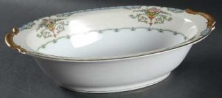 Noritake Favorita 10 Oval Vegetable Bowl, Fine China Dinnerware   Patent 78057,