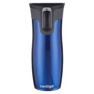 Contigo AUTOSEAL West Loop Stainless Travel Mug with Open Access Lid   Blue (16