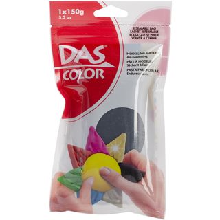 Das Colored Air Dry Clay 5.3 Ounces black