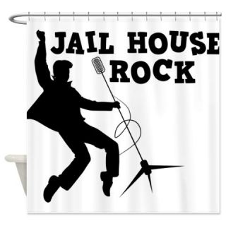  Jail House Rock Elvis Presley Shower Curtain  Use code FREECART at Checkout