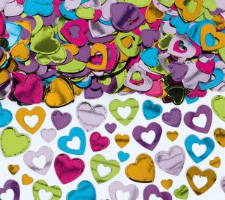 Multi Color Heart Confetti