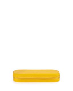 Large Saffiano Jewelry Case, Yellow