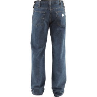 Carhartt Relaxed Fit Straight Leg Jean   Deep Stone, 35 Inch Waist x 32 Inch