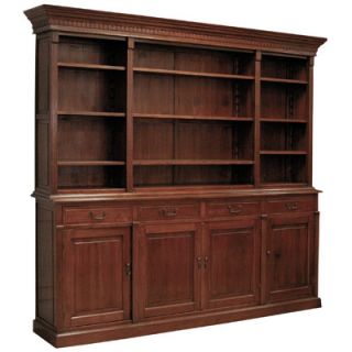 Furniture Classics LTD Large Country Manor Open 94 Bookcase Hutch 88805OAK