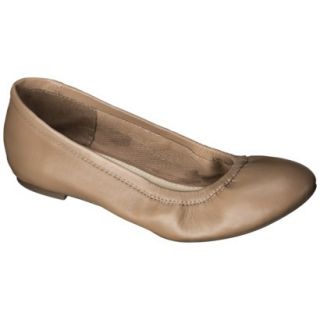 Girls Cherokee Hailey Genuine Leather Ballet Flats   Tan 4