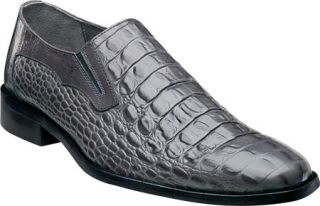 Mens Stacy Adams Fontana 24791   Gray Leather Exotic Shoes