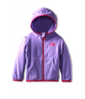 The North Face Kids Girls Glacier Full Zip Hoodie Girls Fleece (Purple)