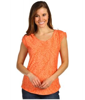 Columbia Rocky Ridge II Print Tee Womens T Shirt (Orange)