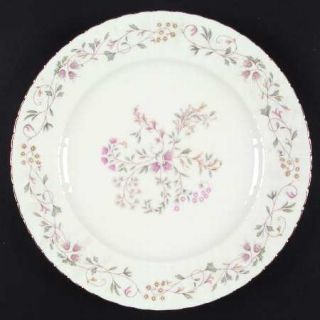Mikasa Melinda Dinner Plate, Fine China Dinnerware   Pink,Yellow Flowers,Scallop