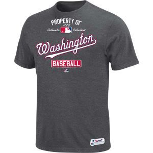 Washington Nationals Majestic MLB AC Property Of T Shirt 2013