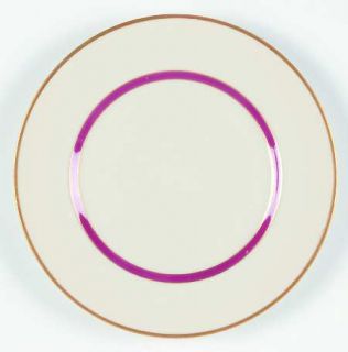 Franciscan Laguna Bread & Butter Plate, Fine China Dinnerware   Pink Inner Band,