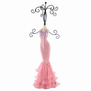 Jacki Design Girlie Glam Jewelry Mannequin (small) (PinkAssembly requiredMaterials PolyresinDimensions 5.4 inches x 3.15 inches x 14 inchesImported SmallColor PinkAssembly requiredMaterials PolyresinDimensions 5.4 inches x 3.15 inches x 14 inchesImpo
