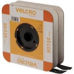 Velcro(r) Brand Home Decor Tape 1 X5 Yards  Black (Black. Made in USA. )