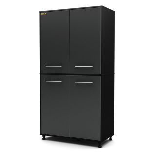 South Shore Karbon Storage Cabinet   Pure Black / Charcoal   5227970