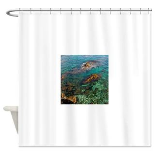  Clear mediterranean water Shower Curtain  Use code FREECART at Checkout