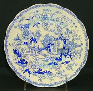 Royal Albert Mikado Salad Plate, Fine China Dinnerware   Blue Willow,Bone China