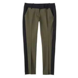 Mossimo Womens Tailored Stretch Ankle Pant   Green 8