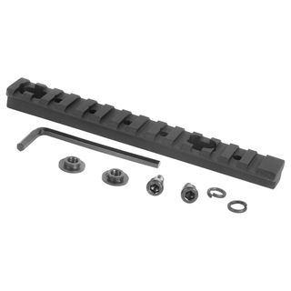 Barska M 4 Handguard Rail Mount (BlackMaterials T6 aluminumRail Type Weaver, picatinny Rail Length 4.14 inchesBefore purchasing this product, please familiarize yourself with the appropriate state and local regulations by contacting your local police d