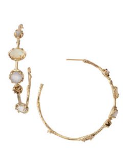 Heather Hoop Earrings, Mist