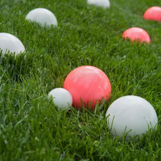 Trademark Global Inc Field Club Noctilucent 100mm Bocce Ball Set   Glow in the