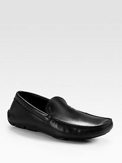 Prada Leather Loafer   Black  Prada Shoes