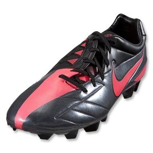 Nike Total90 Laser IV FG Cleats (Dark Grey/Black/Solar Red)