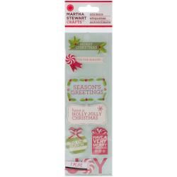 Martha Stewart Christmas Stickers  Peppermint Winter Holiday Phrases