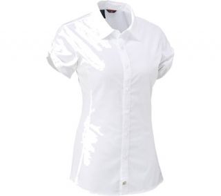 Womens Merrell Willow Button Up SS   White Short Sleeve Shirts