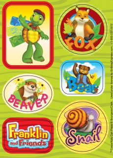 Franklin and Friends Sticker Sheets (4)