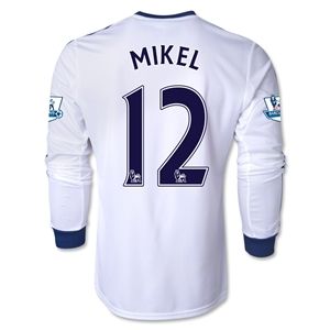 adidas Chelsea 13/14 MIKEL LS Away Soccer Jersey