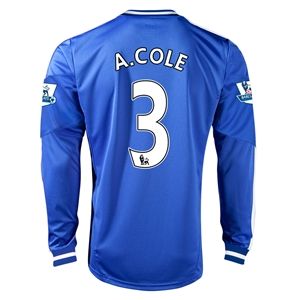 adidas Chelsea 13/14 A.COLE LS Home Soccer Jersey