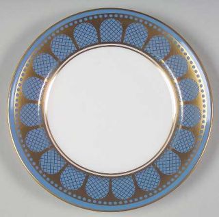 Spode Marble Arch Blue Bread & Butter Plate, Fine China Dinnerware   Blue Rim, G