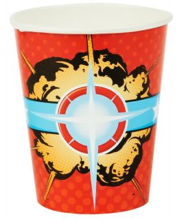 Superhero Comics 9 oz. Paper Cups