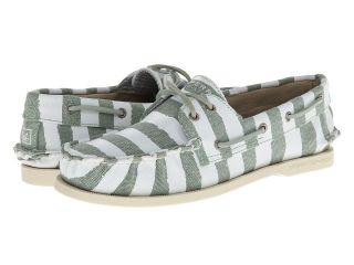 Sperry Top Sider A/O 2 Eye Handpainted Mens Lace up casual Shoes (White)