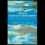 Cases in Hospitality Management  Critical Incident Approach