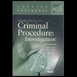 Principles of Criminal Procedure Investigation