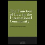 Function of Law in the International Community