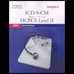 2007 Educational ICD 9 CM Volume 1, 2 and 3