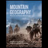 Mountain Geography Physical and Human Dimensions