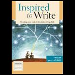 Inspired to Write   WithrowReadings and Tasks to Develop Writing
